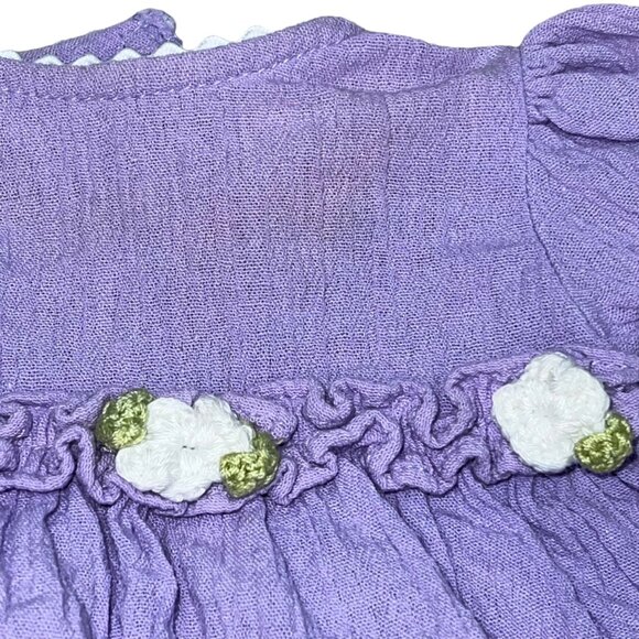 Bitty Baby American Girl Springtime Set 15" Purple Dress Doll Outfit American Gi - Picture 5 of 8